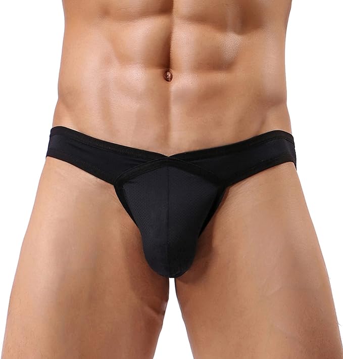 Sexy Men's Soft Breathable Underwear, Bulge Pouch Briefs