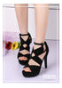 Women sandals platform high heels ankle strap shoes zapatos mujer tacon