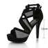 Women sandals platform high heels ankle strap shoes zapatos mujer tacon