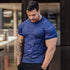 Men Compression Quick Dry Bodybuilding Workout Gym T-shirt