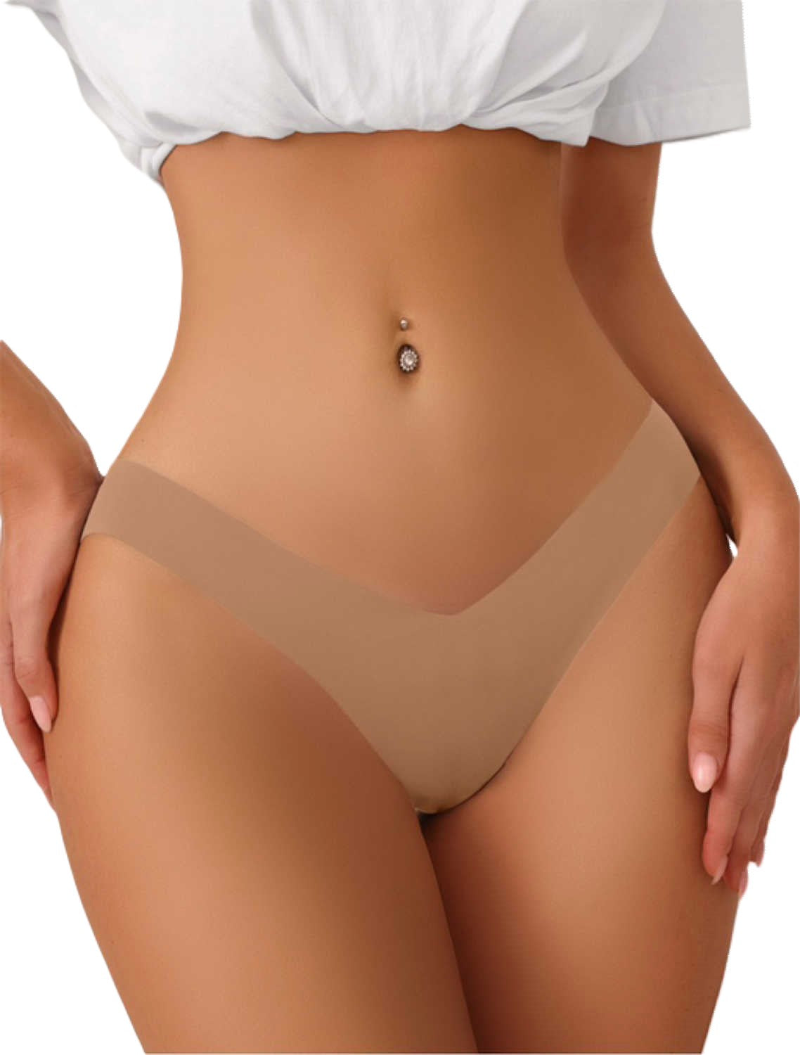 Seamless Ice Silk Women Panties, Breathable, Cool, Underwear