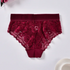 Women's Lingerie Floral Lace Panties Seamless High-waist Underwear