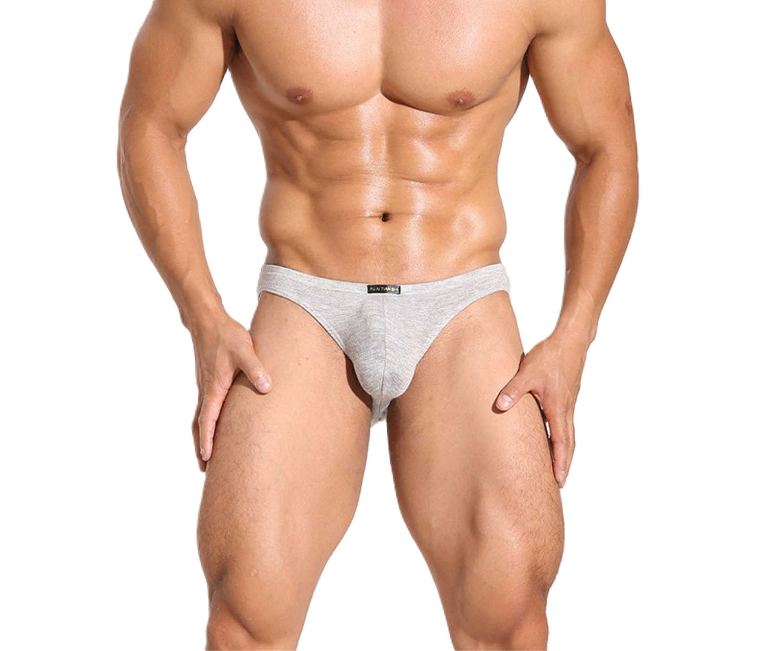 Men's Modal Briefs Soft Cool Low-Rise Sexy U Convex Underwear