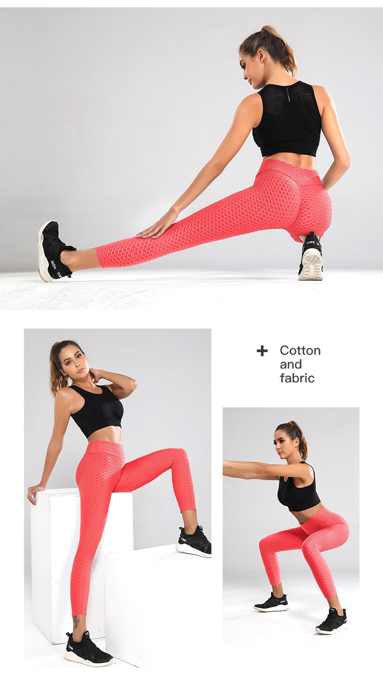 Leggings de entrenamiento sexy cintura alta para mujer