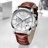 Top Brand Luxury Casual Leather Quartz Men Watch Waterproof