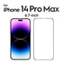 iPhone Full Cover Tempered Glass Protector HD